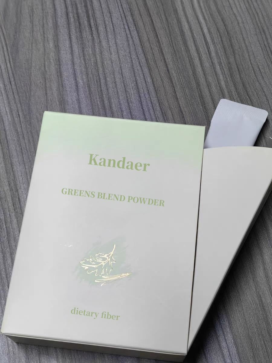 Kandaer Dietary fiber, organic kale powder: freeze-dried, whole leaf powder