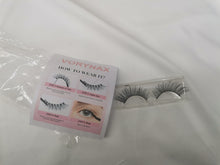 Load image into Gallery viewer, VORYNAX  Artificial eyelashes, women&#39;s false eyelashes, natural black

