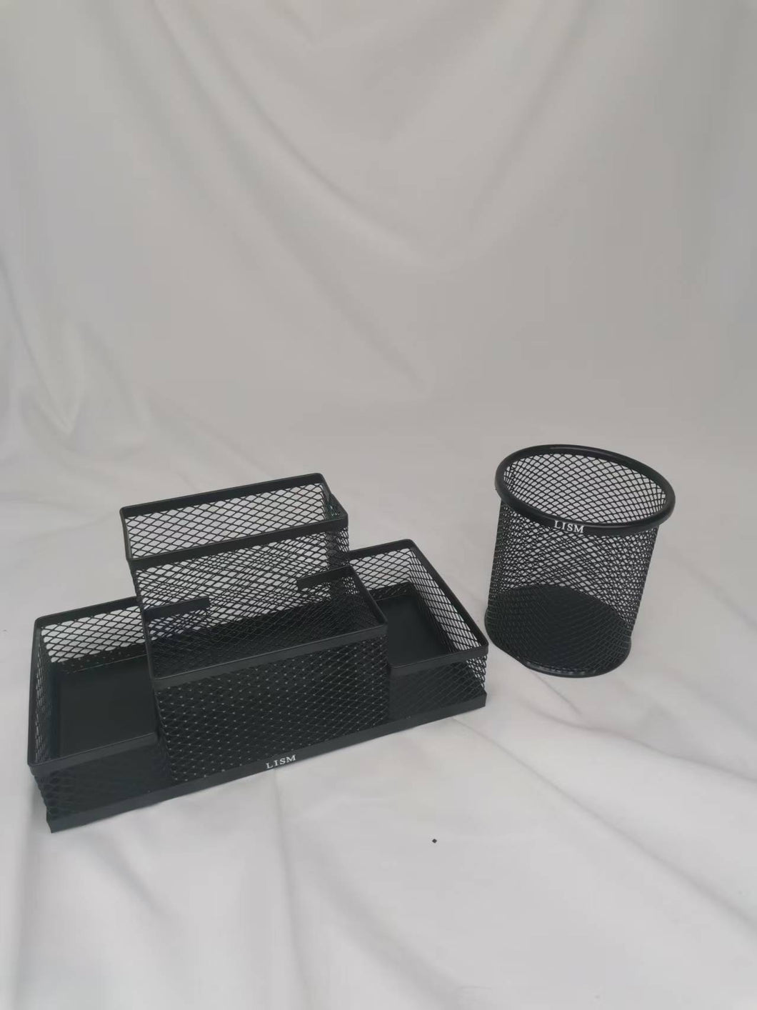 LISM Office supplies set, mesh office desk organizer accessory kit