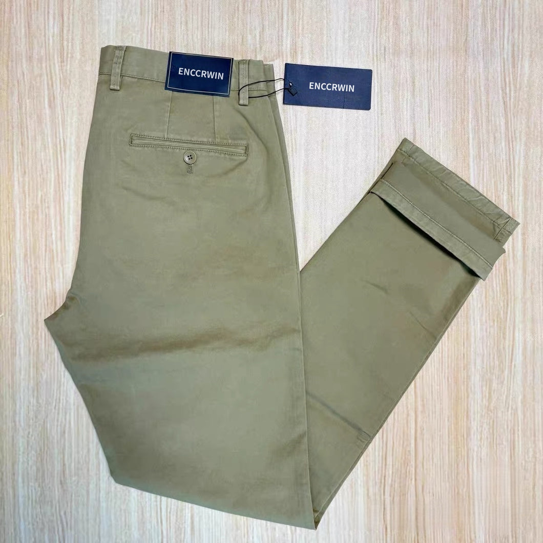 ENCCRWIN pants,men's classic pants, fitting