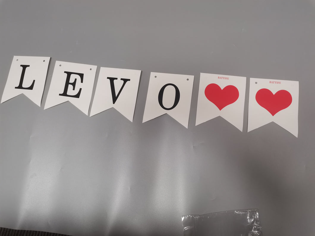 BATTIFE Banners, used for Valentine's Day decorations, anniversaries, weddings, and love proposals