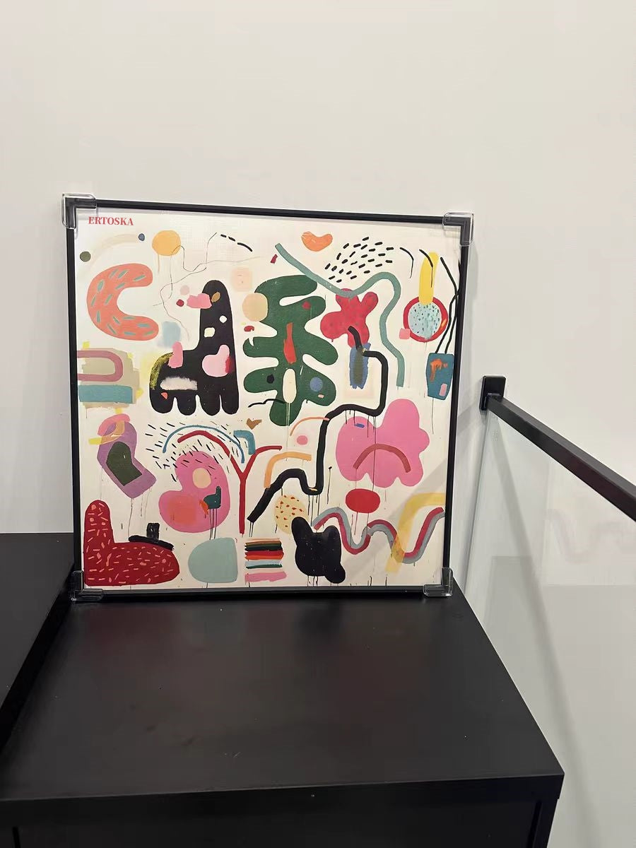 ERTOSKA Art Printmaking, Colorful Art, Printing Frame Painting