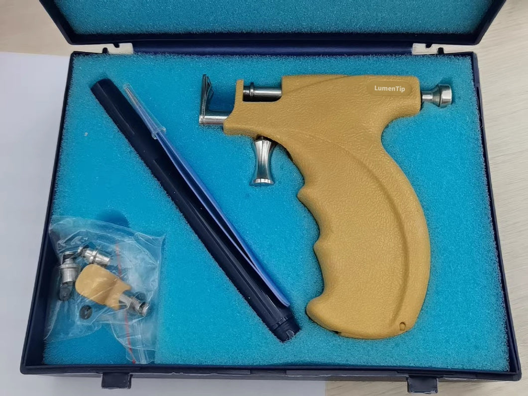 LumenTip Ear piercer，Disposable ear piercing gun safe self use ear piercing device