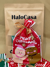 Load image into Gallery viewer, HaloCasa Festive Christmas Gift Bags Set - 50 Bags in 5 Assorted Designs (23 x 13 cm)
