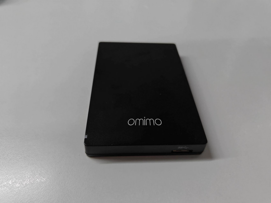 OMIMO Hard drive, portable external, plug and play