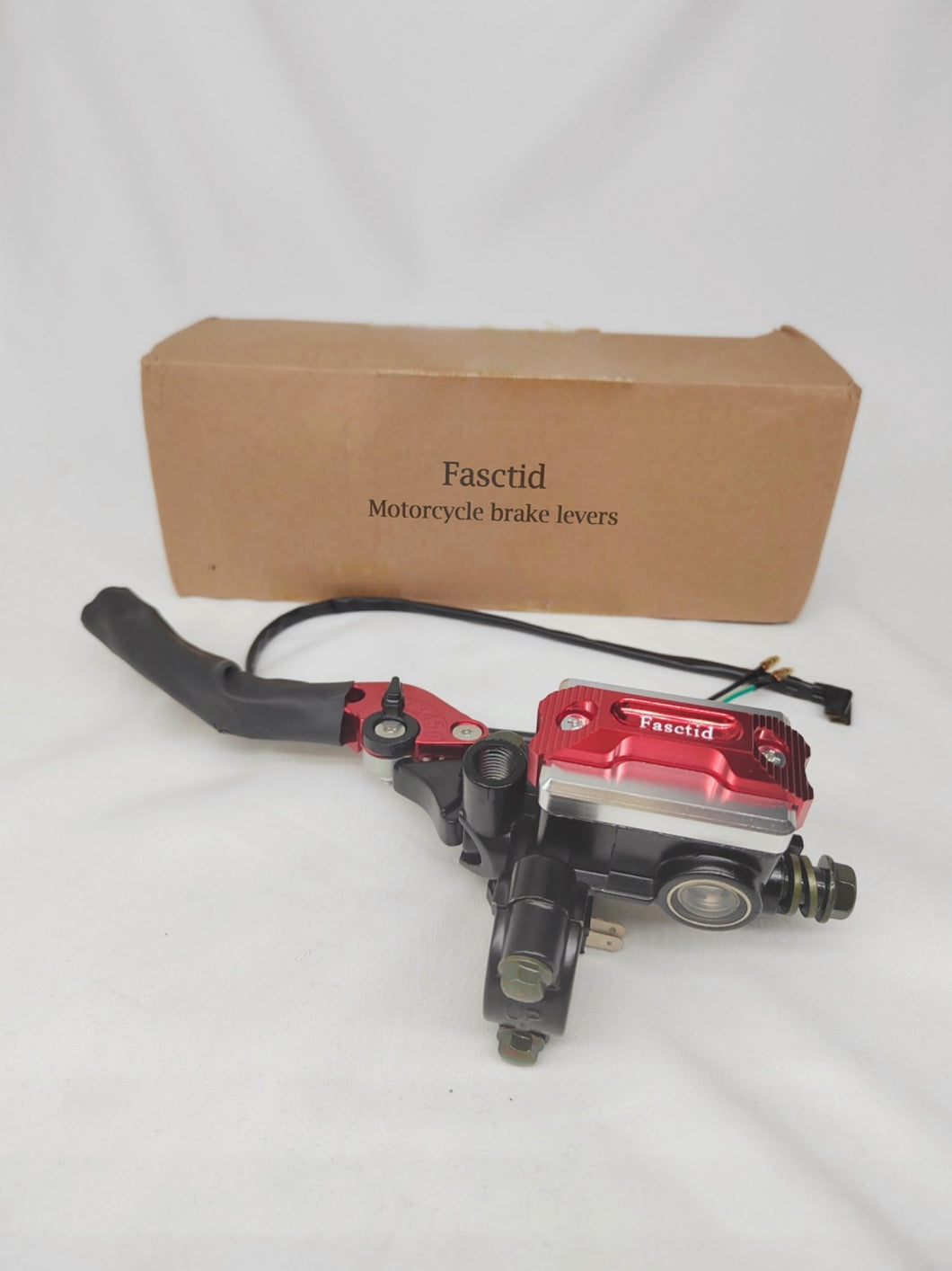 Fasctid Parts of motorcycles, namely, brake levers,Universal motorcycle brake lever
