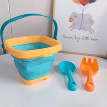 Load image into Gallery viewer, HUAYULEGOU Beach toys, foldable bucket, equipped with a sand shovel, suitable for children's beach toys

