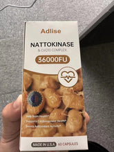 Load image into Gallery viewer, Adlise Nutritional supplements, nattokinase (from non genetically modified soybeans), 36000 FUs activity
