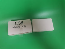 Load image into Gallery viewer, LISM business card,Thick Paper - Blank Heavy duty Cover Business Card
