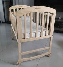 Load image into Gallery viewer, OLOEY Cribs，Basic fixed side daycare baby crib
