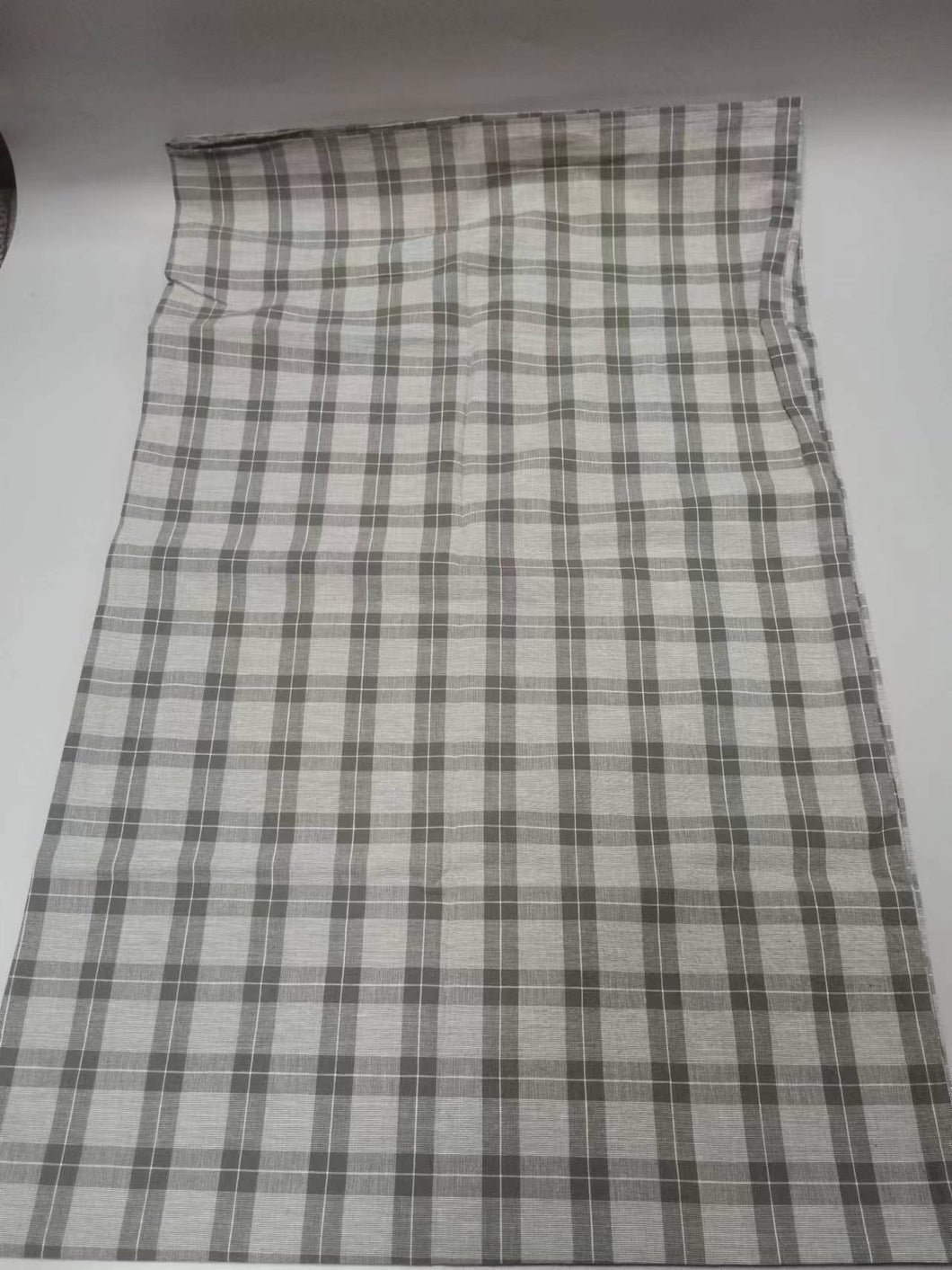 Huacel Pillow case, 100% natural cotton pillowcase set, white and gray mesh