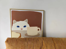 Load image into Gallery viewer, TOCDGOO Art Print, Cat Wall Art Frame Print Pet Canvas Bedroom and Living Room Decoration
