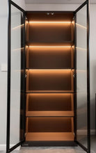 Load image into Gallery viewer, LISM Residential and commercial furniture,Light luxury glass door wine cabinet with lights
