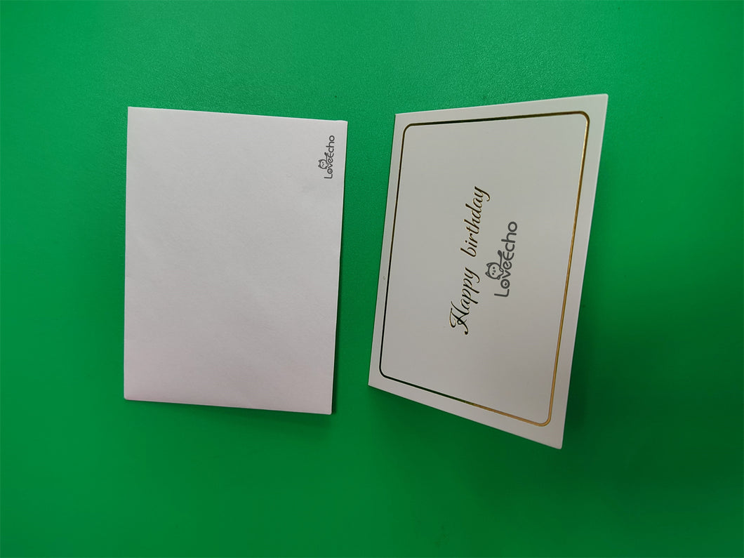 LoveEcho Printed birthday cards,blank greeting card, used for invitations, weddings, birthdays