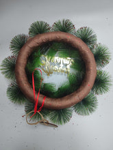 Load image into Gallery viewer, Festive Garlands  incorporating lights,Battery powered Christmas wreath hanging decorations
