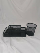 Load image into Gallery viewer, LISM Office supplies set, mesh office desk organizer accessory kit
