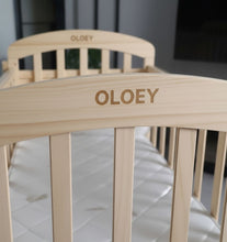 Load image into Gallery viewer, OLOEY Cribs，Basic fixed side daycare baby crib
