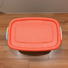 Load image into Gallery viewer, LISM Toy chests,Large capacity dust-proof storage box with wheels for children's toys
