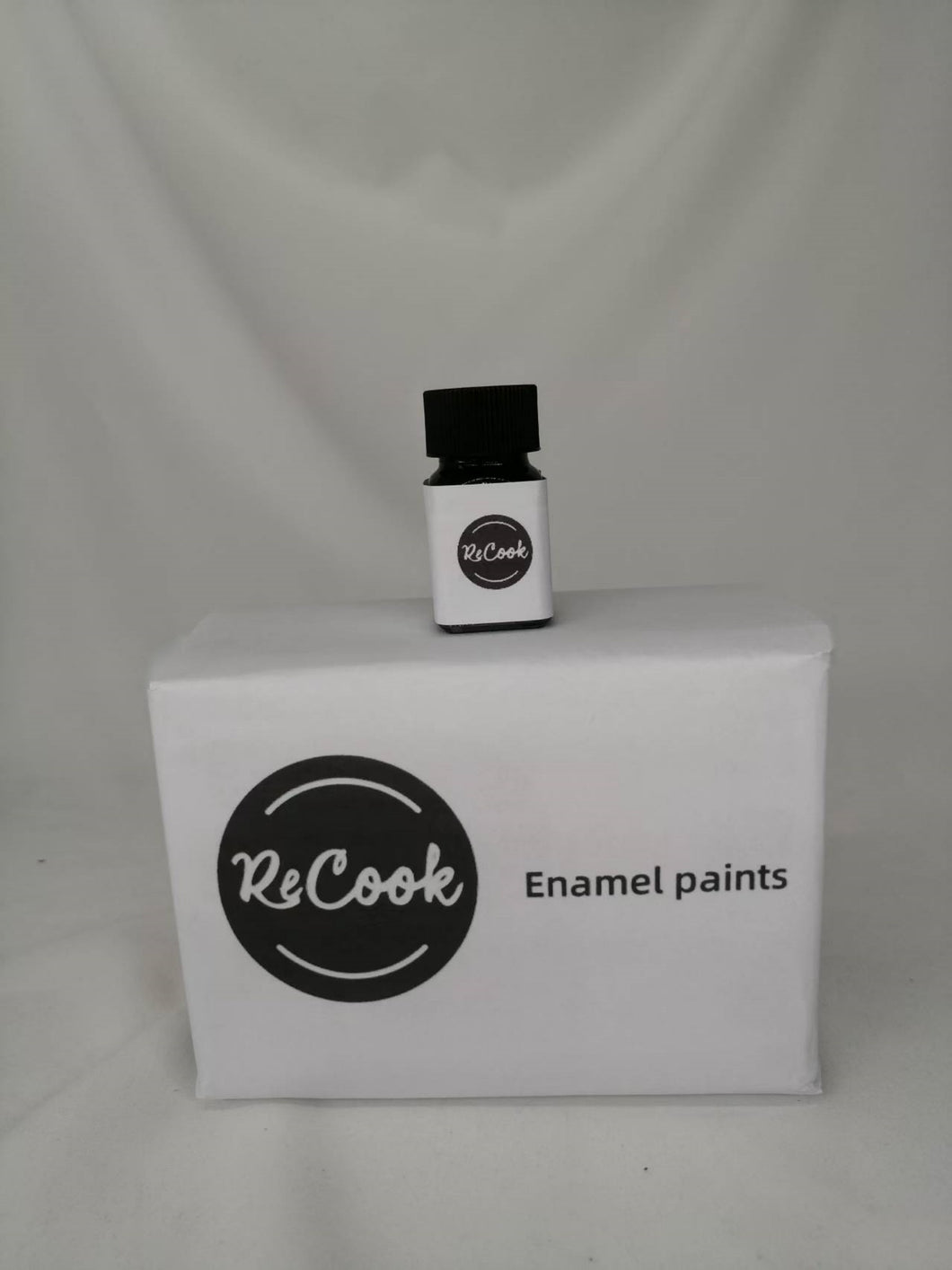 RECOOK Enamel paints,Enamel Classic Black,Ultra durable