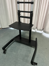 Load image into Gallery viewer, Girgee Floor Stand for 27 to 60 inch Flat Panel LED LCD Plasma Screens, Height Adjustable Display Stand with Storage Shelf, Black

