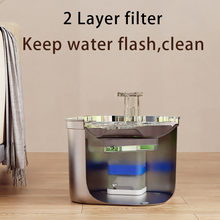 Load image into Gallery viewer, YGGN Stainless steel pet water dispenser, indoor automatic cordless water dispenser
