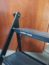 Load image into Gallery viewer, toddler tower Non metal ladders, folding footstools, and wide anti slip pedals

