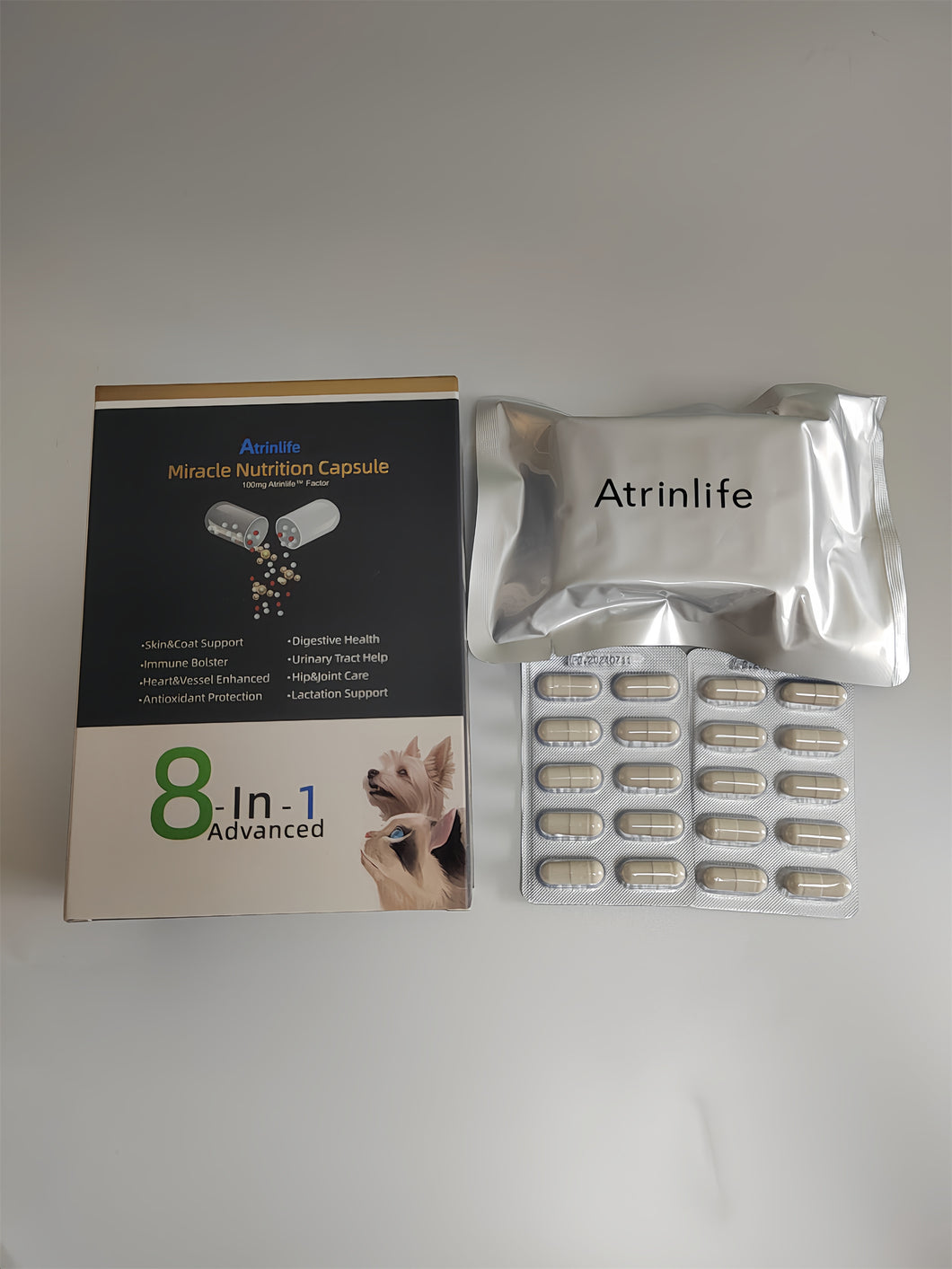 Atrinlife Miracle Nutrition Capsule，Capsule form drug delivery agent