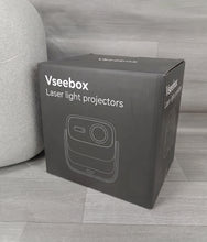 Load image into Gallery viewer, Vseebox Laser Projector, Native 1080P 4K Ultra HD Supported, 5G WiFi Bluetooth
