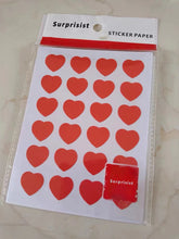 Load image into Gallery viewer, Surprisist Stickers, heart-shaped red stickers for party gifts, invitation letter seals, and gift packaging
