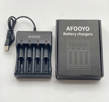 Load image into Gallery viewer, AFOOYO Battery chargers, for NiMH/NiCd Rechargeable Batteries
