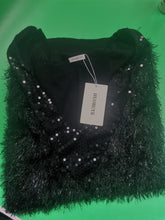 Load image into Gallery viewer, HUORUYK Ladies evening dress, short sleeved evening dress, black
