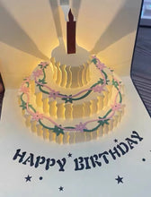 Load image into Gallery viewer, BTIOOORRR birthday card, cake card, birthday pop-up card
