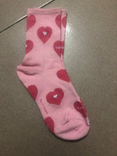 Load image into Gallery viewer, Nzzraae socks, women's casual heart-shaped printed round neck socks
