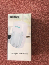 Load image into Gallery viewer, ELETIUO Chargers for batteries, Basic Charger for Rechargeable Batteries
