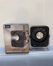 Load image into Gallery viewer, Camic USB powered desktop fan,Silent desktop fan with turbine airflow
