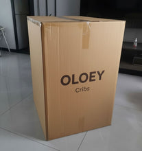 Load image into Gallery viewer, OLOEY Cribs，Basic fixed side daycare baby crib
