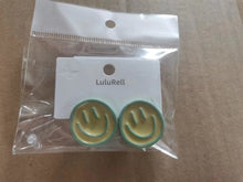 Load image into Gallery viewer, LuluRell Earrings, smiling face, fashionable casual earrings
