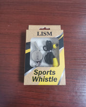 Load image into Gallery viewer, LISM Sports whistle，Stainless steel strap rope whistle, loud ﻿
