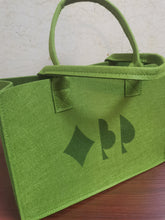 Load image into Gallery viewer, Women's bag, reusable bag, fashionable green tote bag
