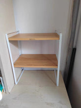 Load image into Gallery viewer, BEFOCL storage rack, wooden display rack, desk organizer, office storage rack countertop
