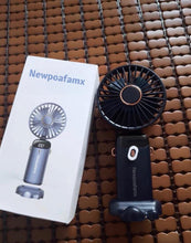 Load image into Gallery viewer, Newpoafamx Electric fans, portable electric fan, used in travel offices
