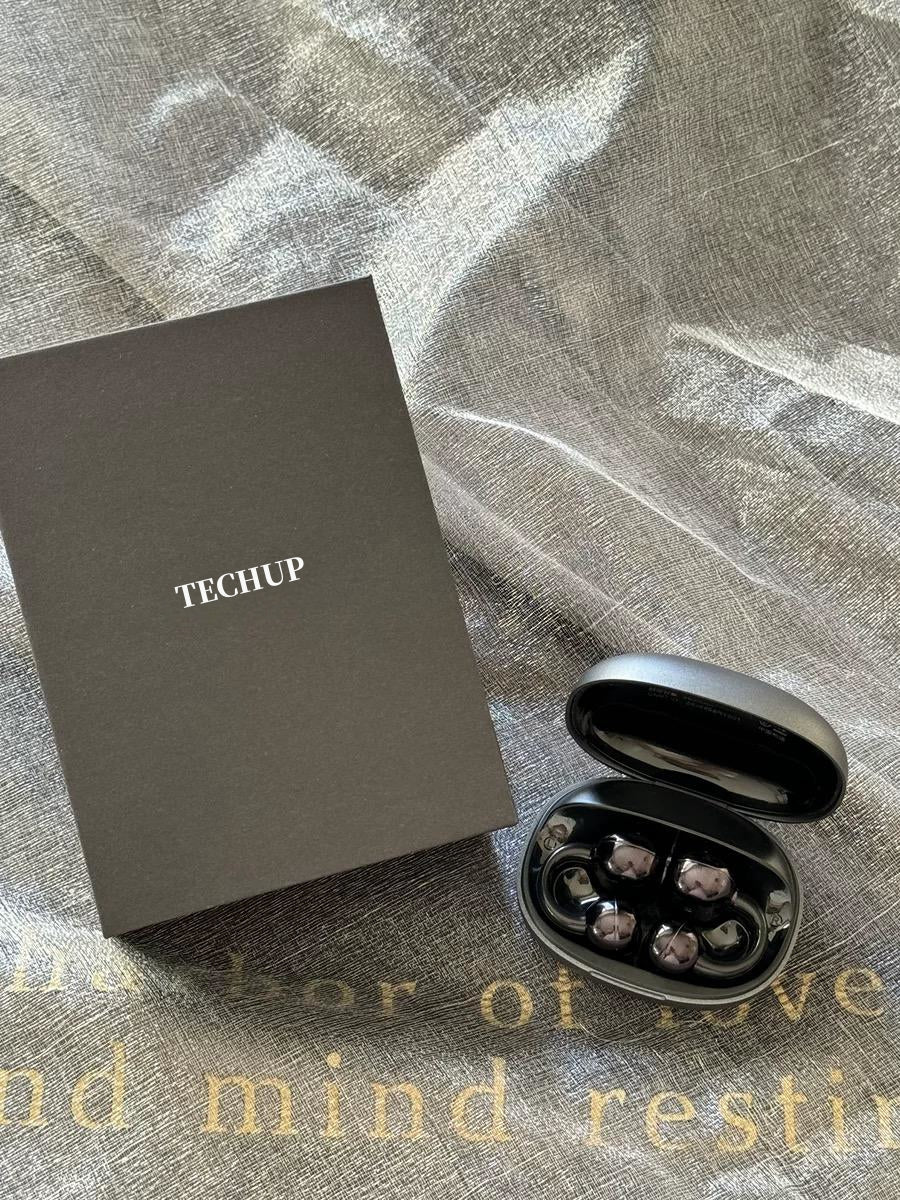 TECHUP Headphones, 3D stereo IPX5 waterproof built-in microphone