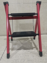 Load image into Gallery viewer, HOOYEAH metal ladders, foldable footstool, portable
