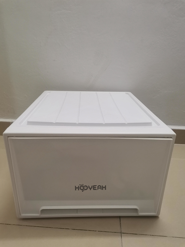 HOOYEAH Non metallic boxes, plastic stackable storage boxes