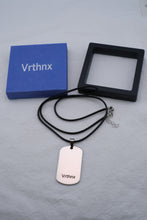 Load image into Gallery viewer, Vrthnx Necklaces, men&#39;s hang tag necklace pendant stainless steel chain
