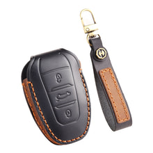 Load image into Gallery viewer, Keycases,High end personalized handmade genuine cowhide car keycase buckle
