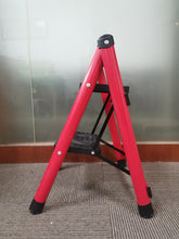 Load image into Gallery viewer, VAFEAFO Step ladders made of metal, foldable step stool with armrest, portable
