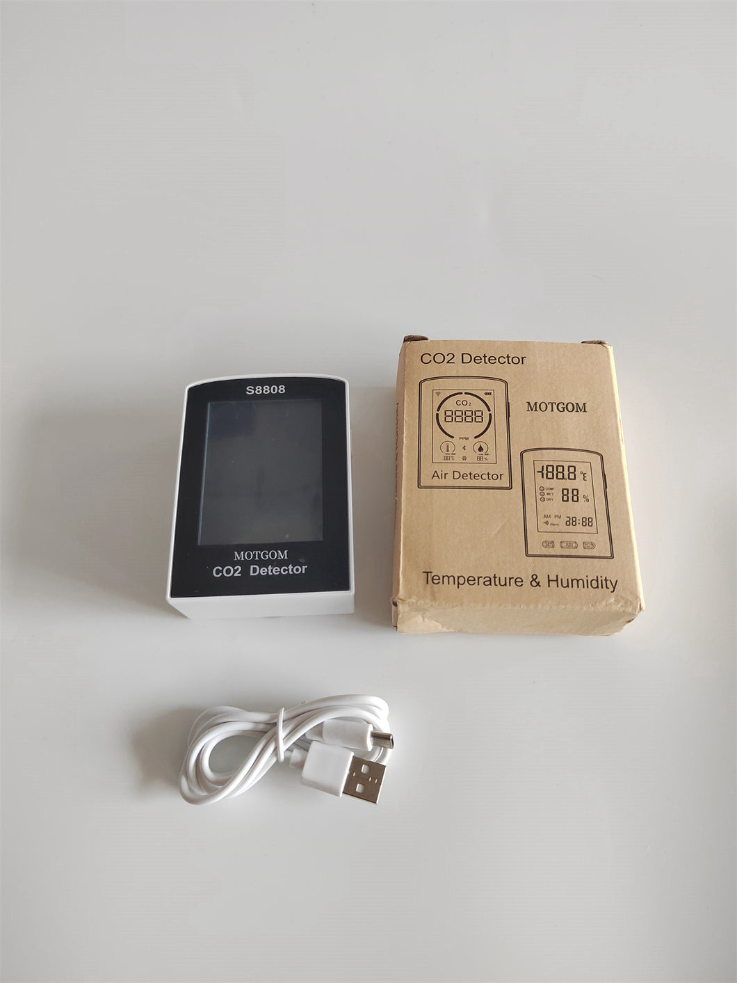 MOTGOM Carbon dioxide detectors,Indoor Air Quality Monitor