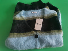 Load image into Gallery viewer, TARSE Sweater, women&#39;s knitted shirt, long sleeved button up sweater
