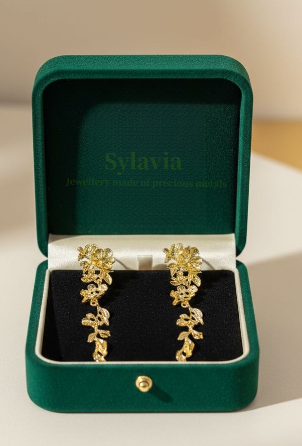 Sylavia Jewellery made of precious metals,Gold hair accessories